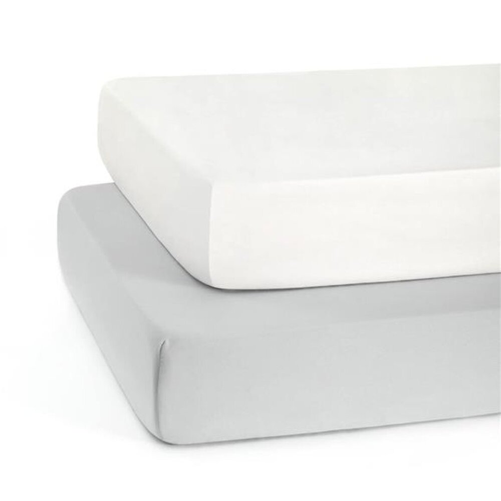Baby Crib Sheets for Boys Girls, Super Soft Toddler Bed Sheets, 2 Pack